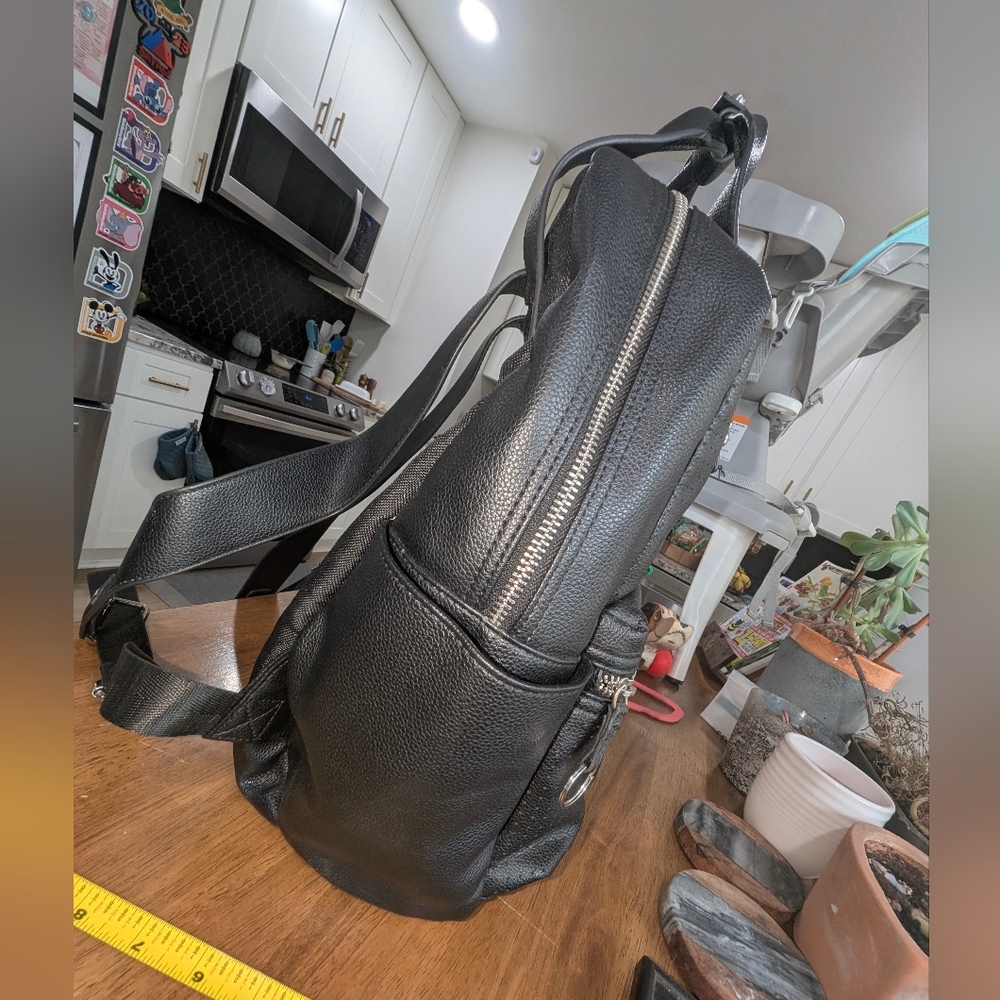 Disney Black Backpack With Structured Shape And T… - image 4